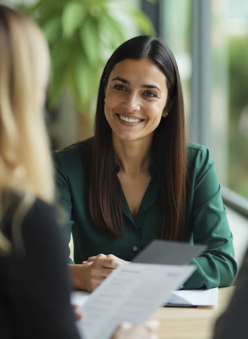 Successful job interview in Canada